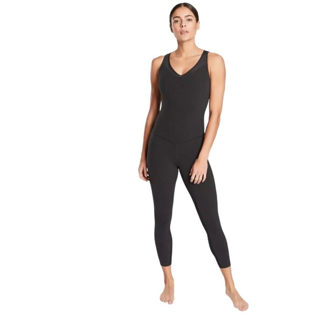 Athleta Formation Bodysuit in Powervita Black Size XS‎